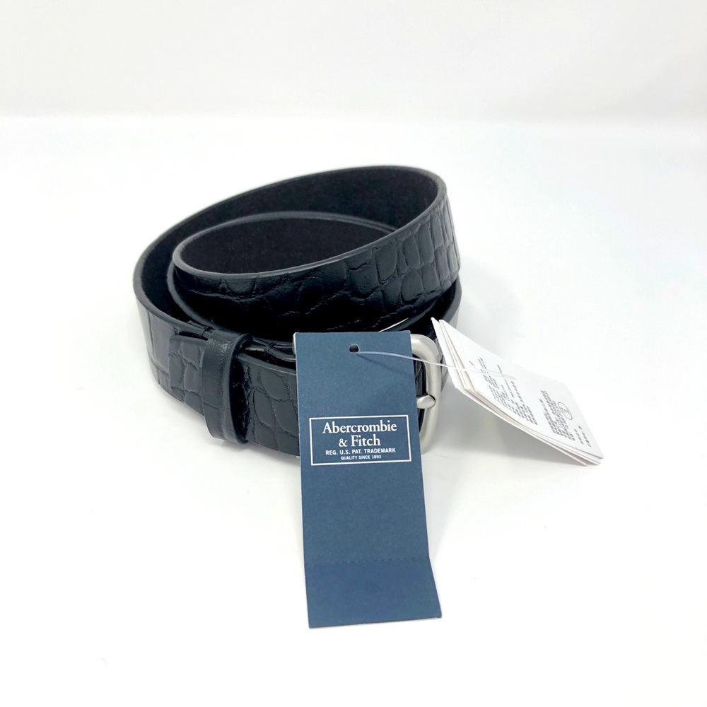 ABERCROMBIE NWT MENS LEATHER BELT